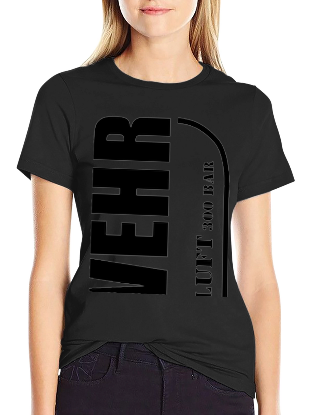 MEHR LUFT 300 BAR Black T-Shirt