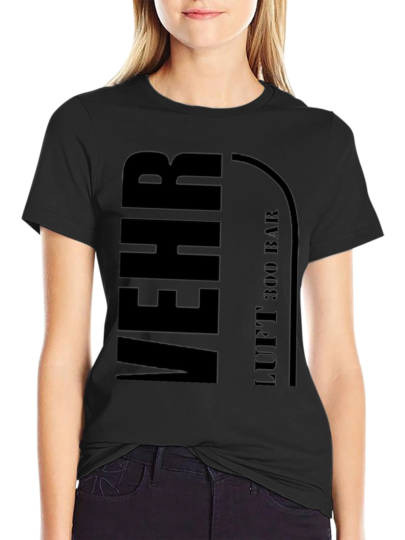 MEHR LUFT 300 BAR Black T-Shirt