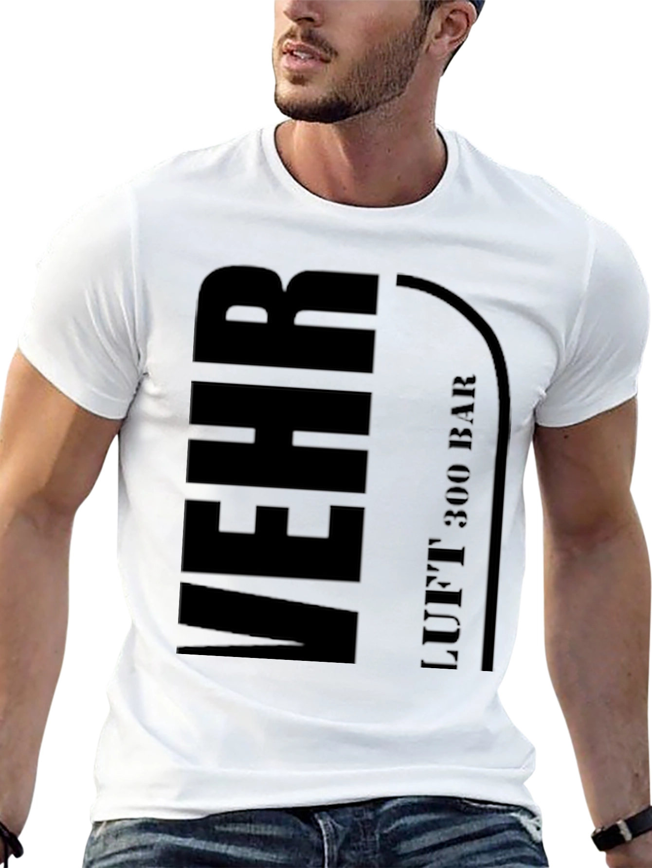 MEHR LUFT 300 BAR Black T-Shirt