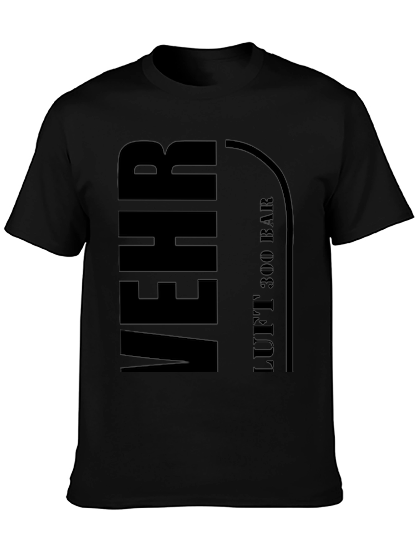 MEHR LUFT 300 BAR Black T-Shirt