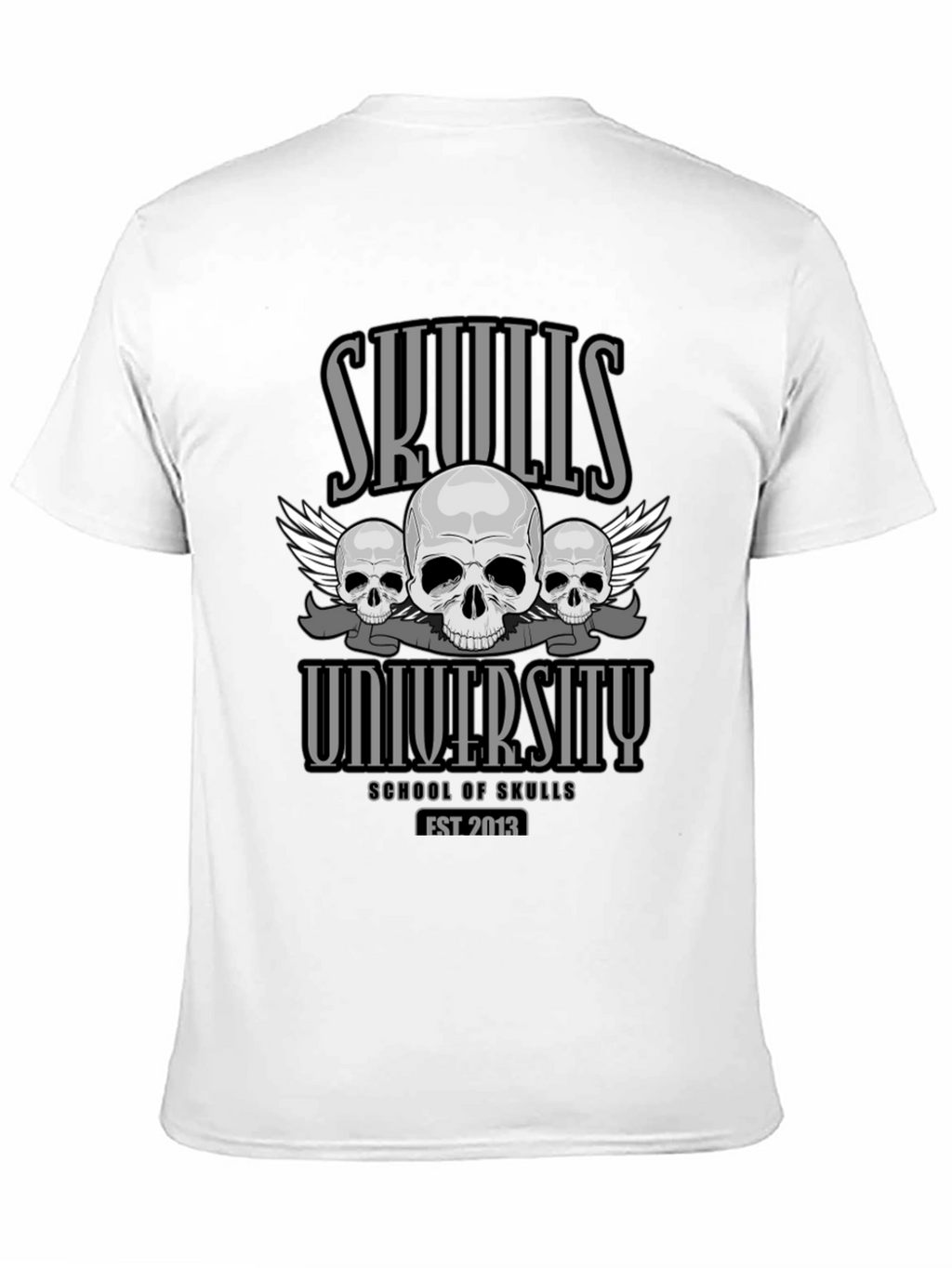 Skulls University Black T-Shirt - School of Skulls