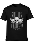 Skulls University Black T-Shirt - School of Skulls