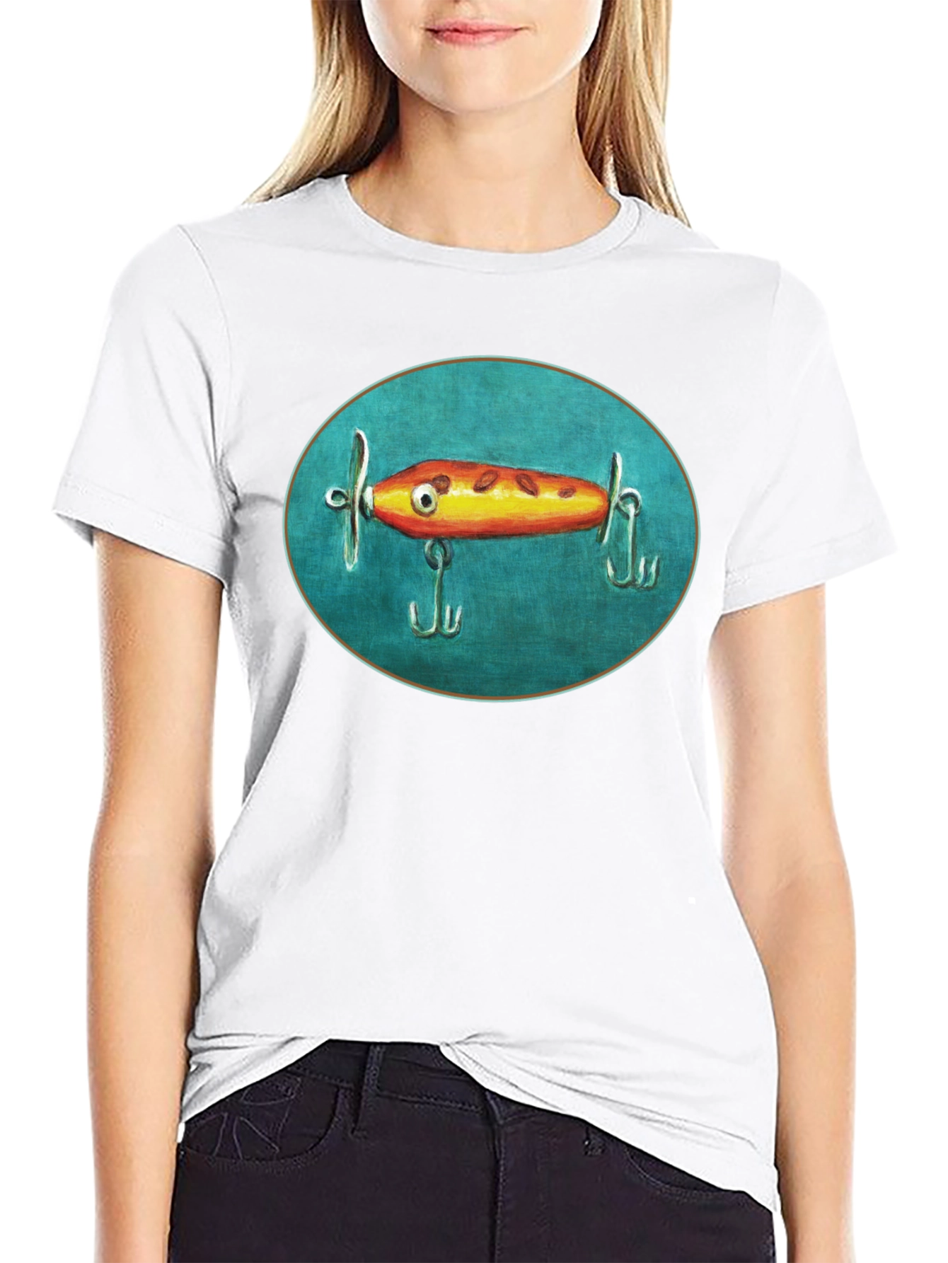 Fishing Lure Graphic Tee - Unique Anglers Style!
