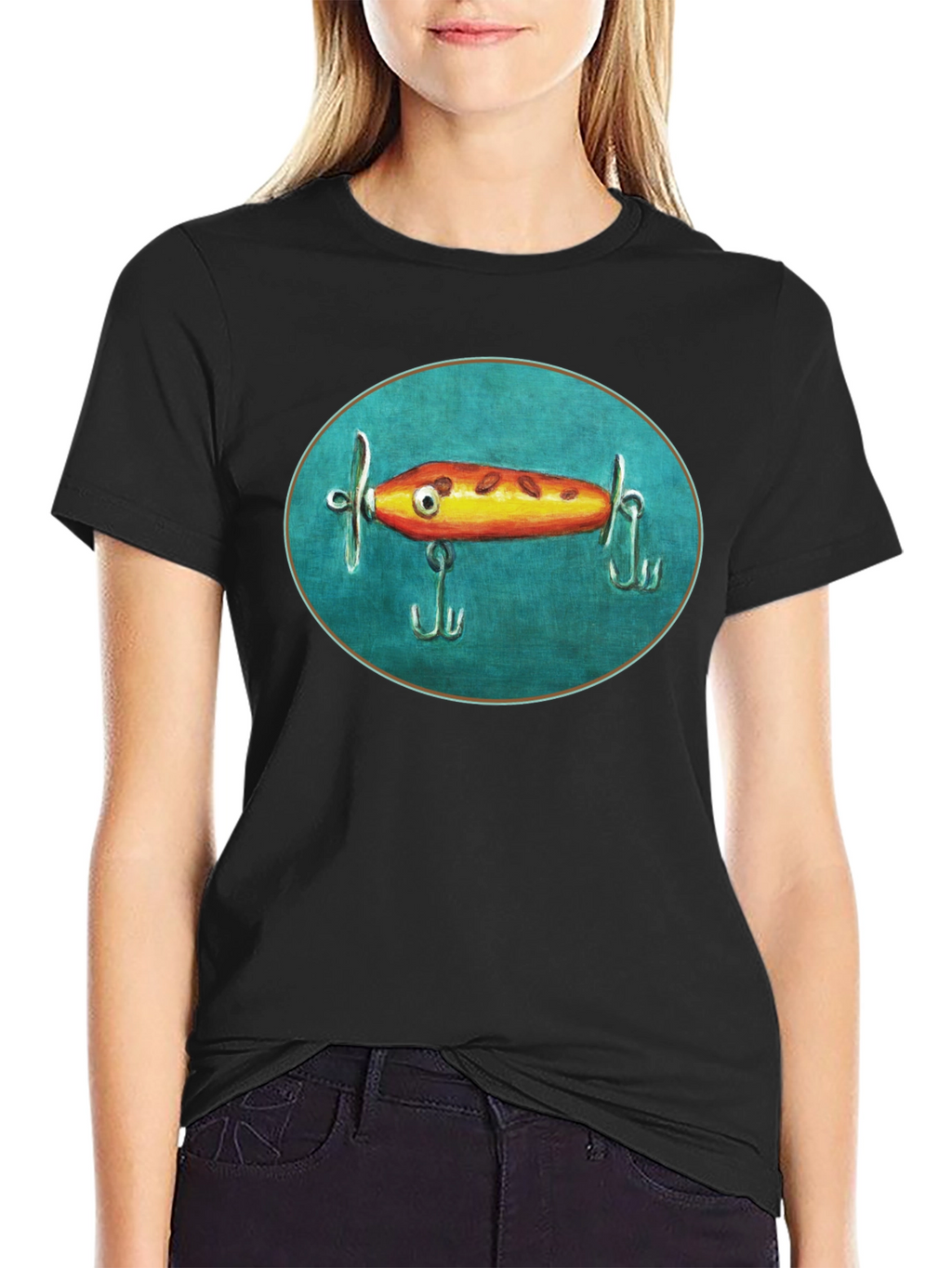 Fishing Lure Graphic Tee - Unique Anglers Style!