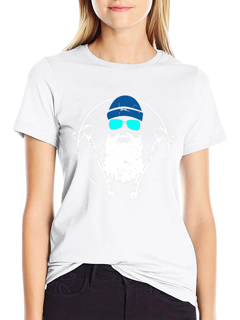 Lumberjack Santa Graphic Tee - Black
