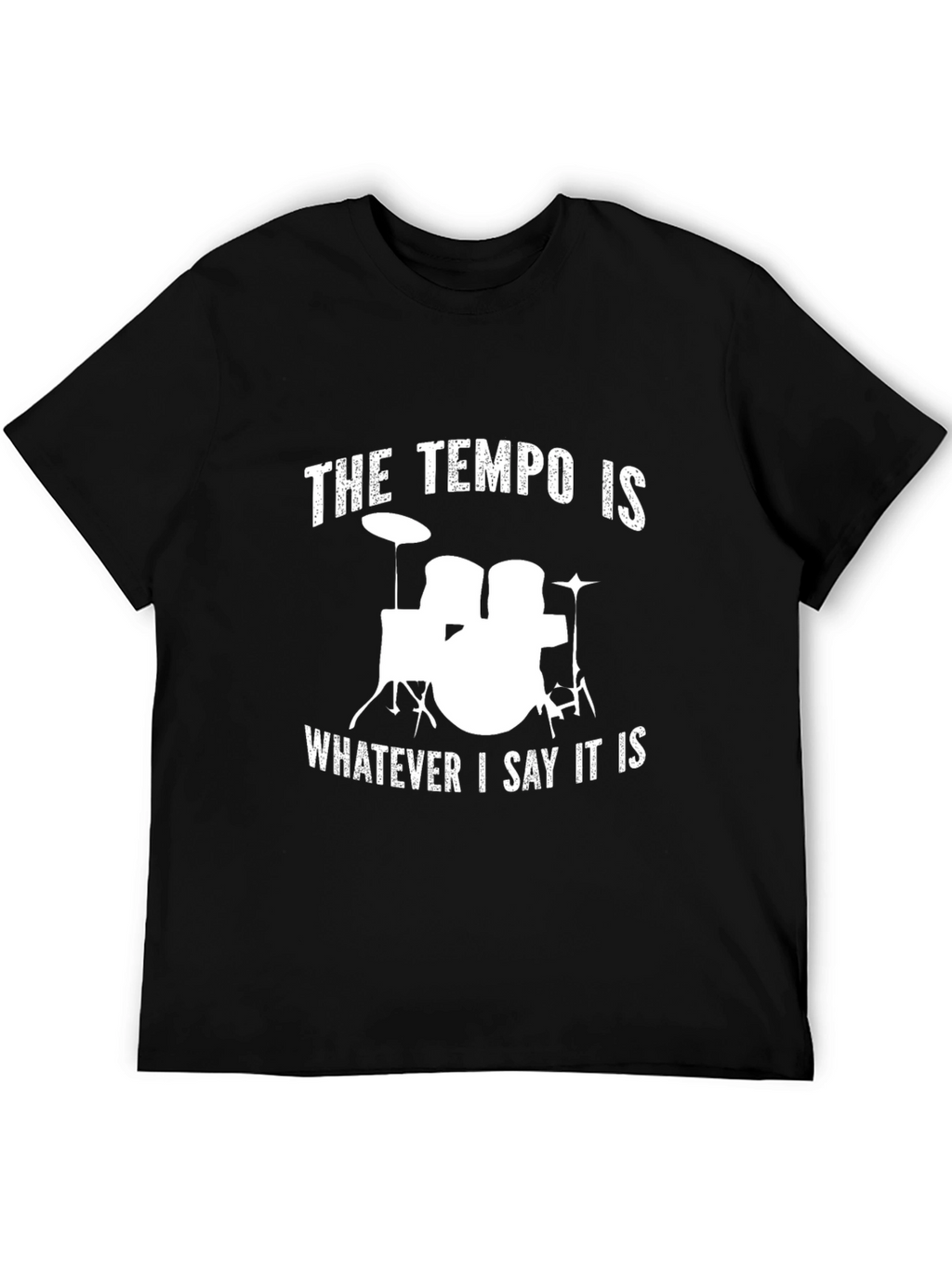 Drummer Tempo T-Shirt - Funny Music Tee