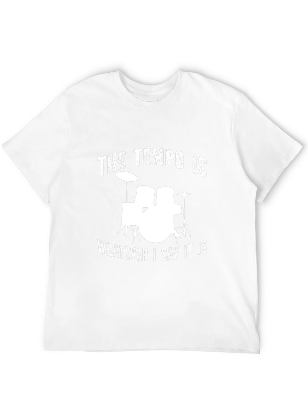 Drummer Tempo T-Shirt - Funny Music Tee