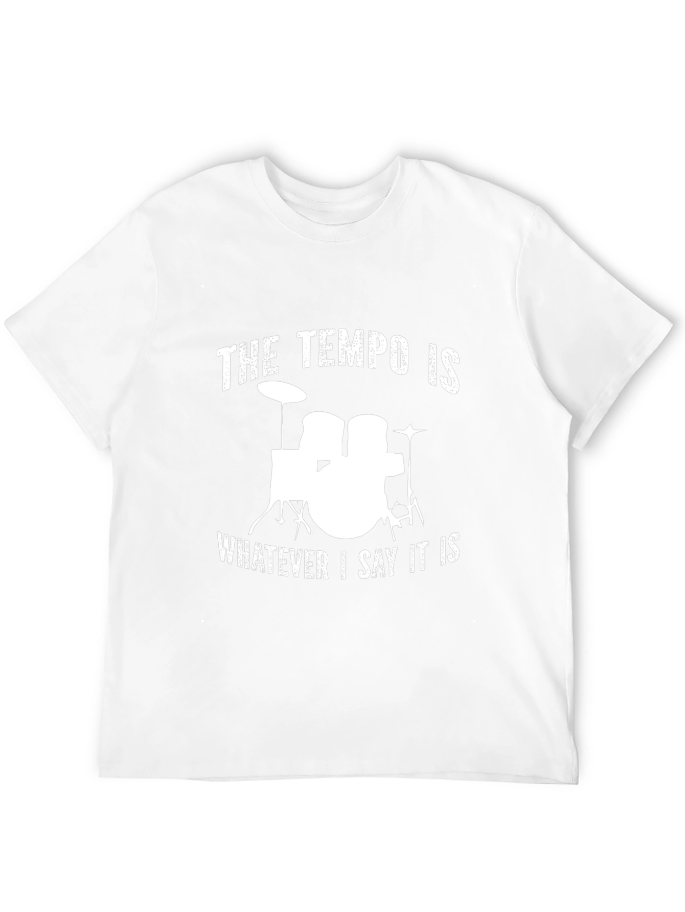 Drummer Tempo T-Shirt - Funny Music Tee