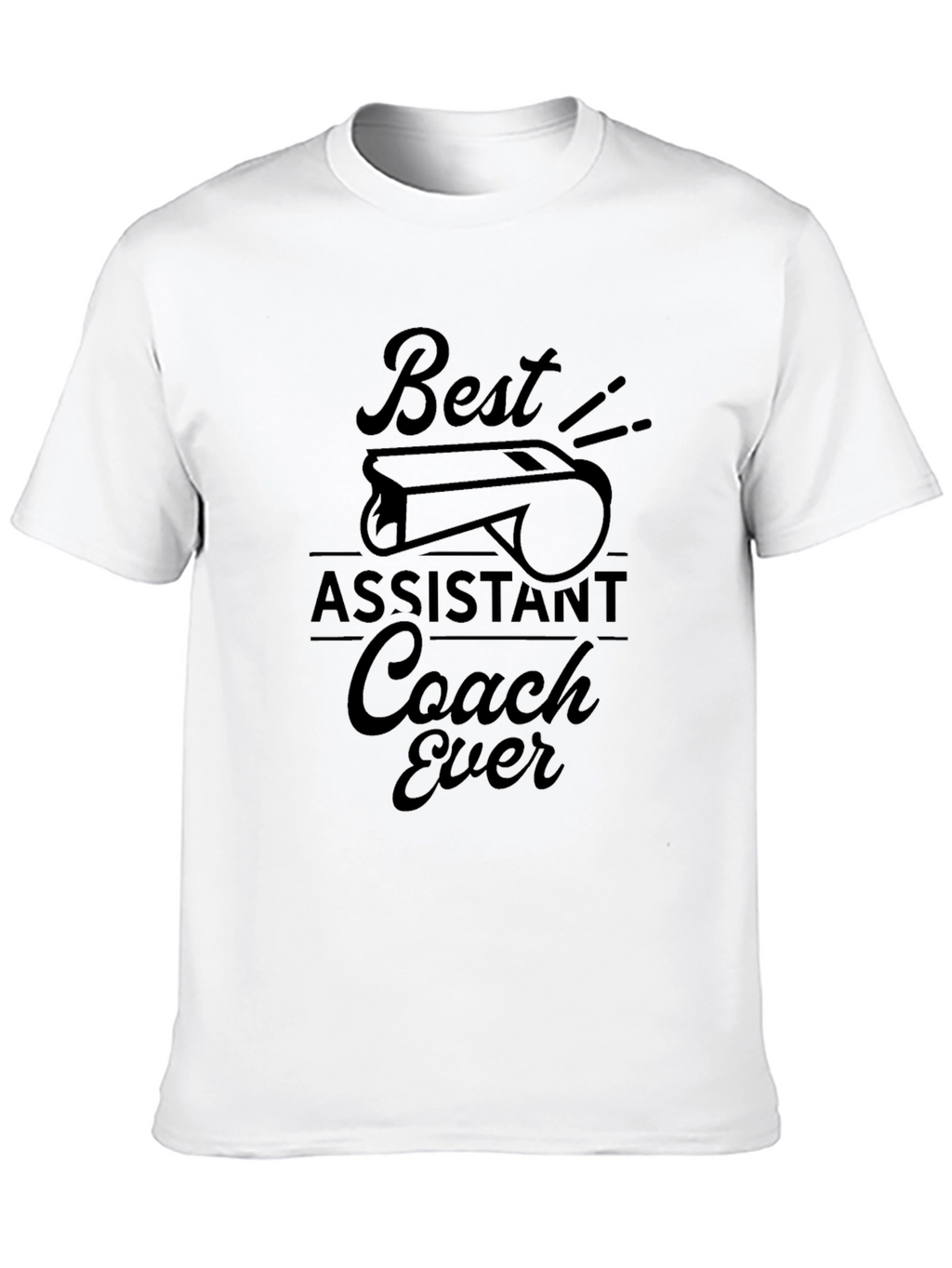 Best Assistant Coach Ever T-Shirt - Black