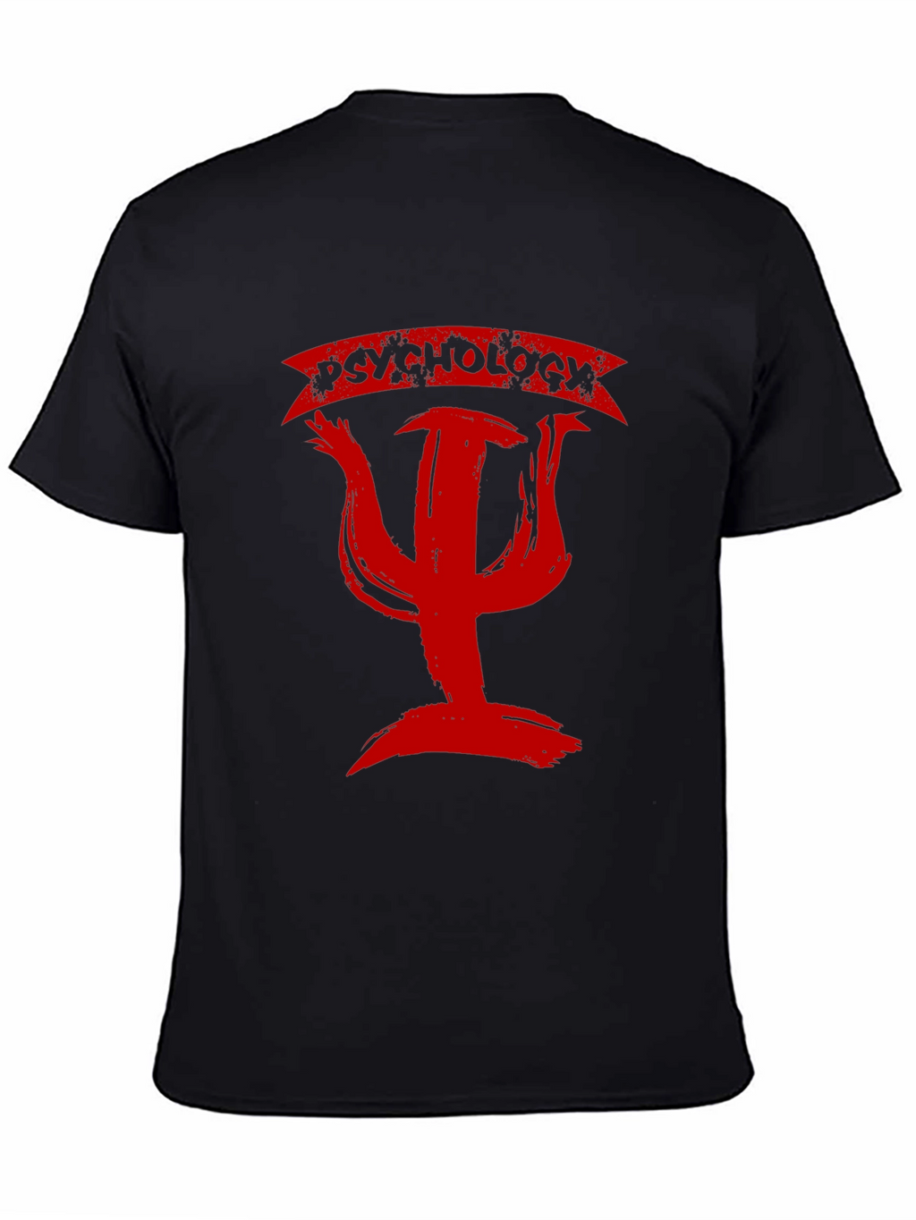 Psychology Symbol T-Shirt - Brush Stroke Design