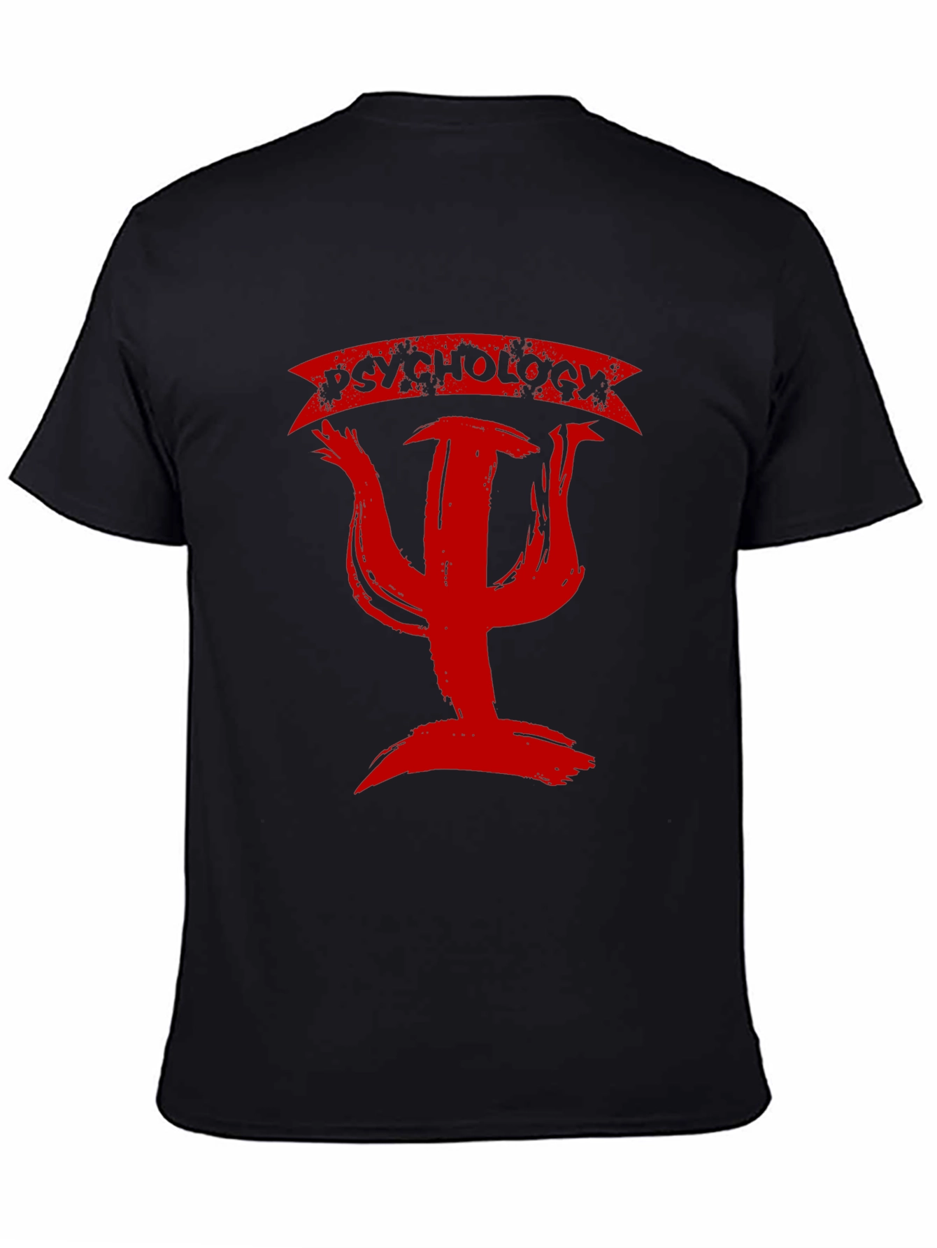 Psychology Symbol T-Shirt - Brush Stroke Design