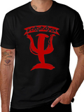 Psychology Symbol T-Shirt - Brush Stroke Design