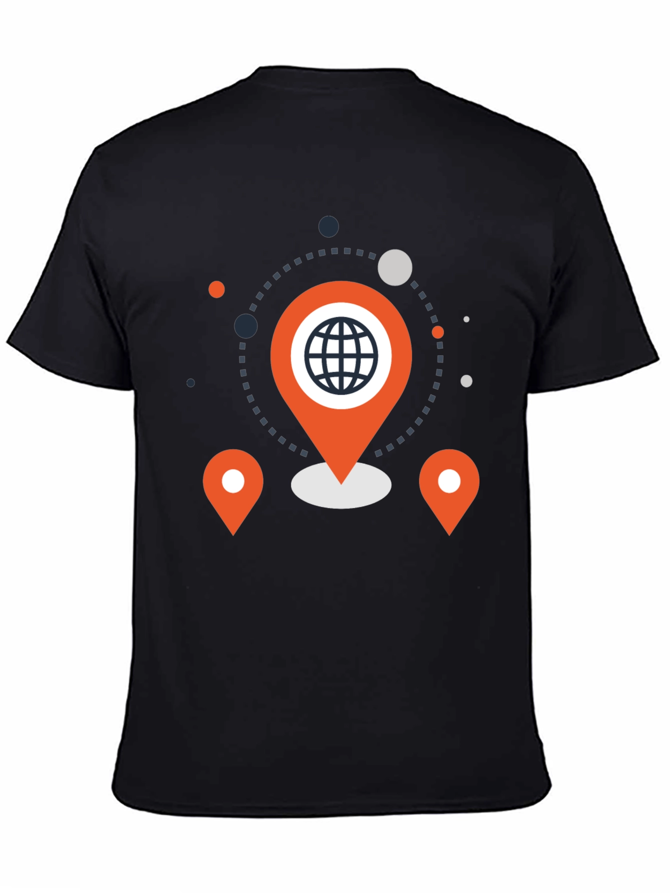 Geometric World Pin Graphic Tee