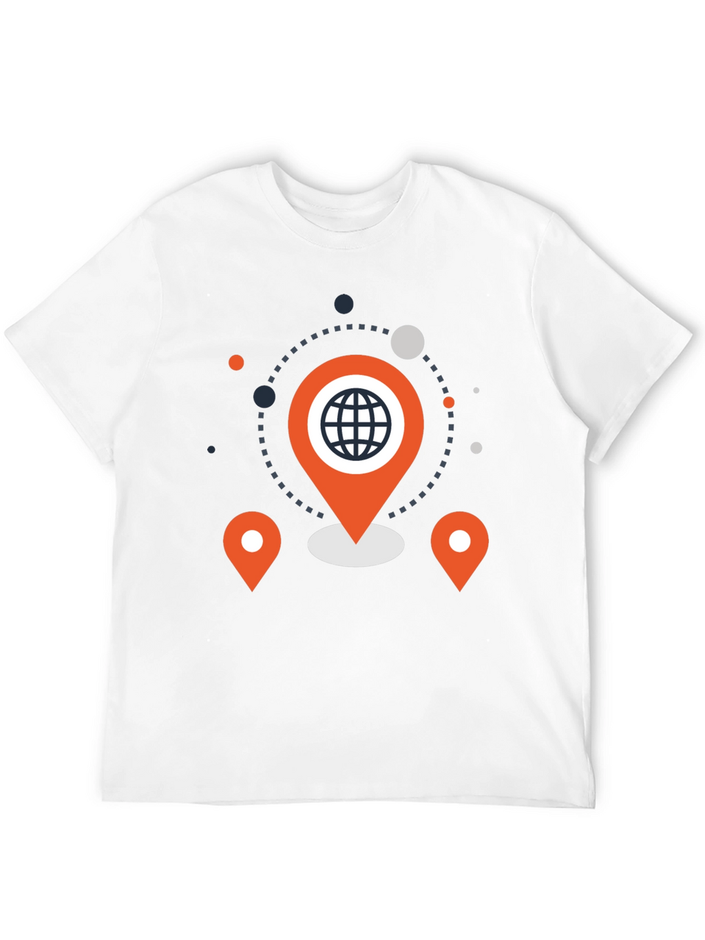 Geometric World Pin Graphic Tee