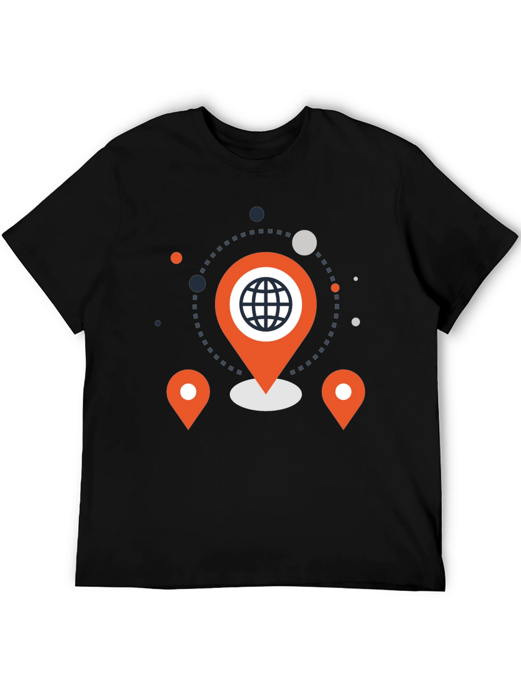 Geometric World Pin Graphic Tee