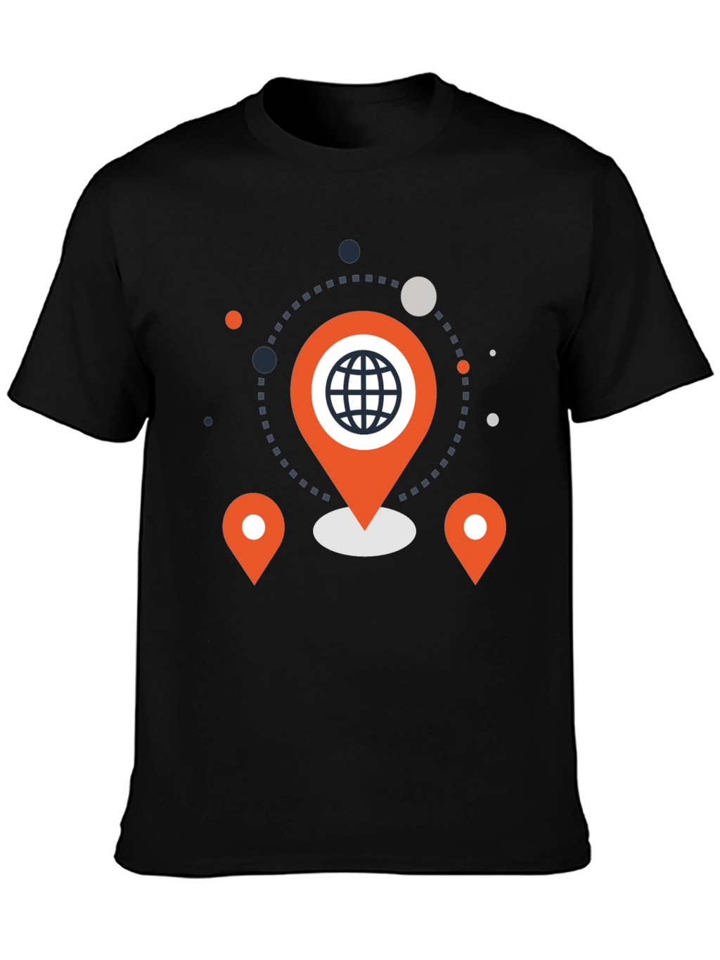 Geometric World Pin Graphic Tee