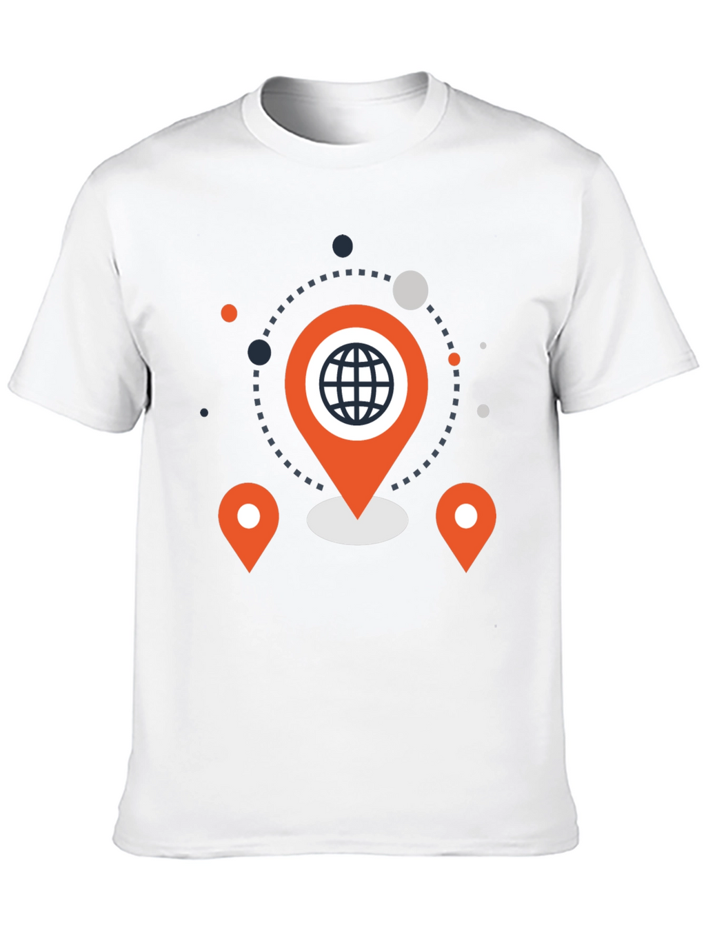 Geometric World Pin Graphic Tee