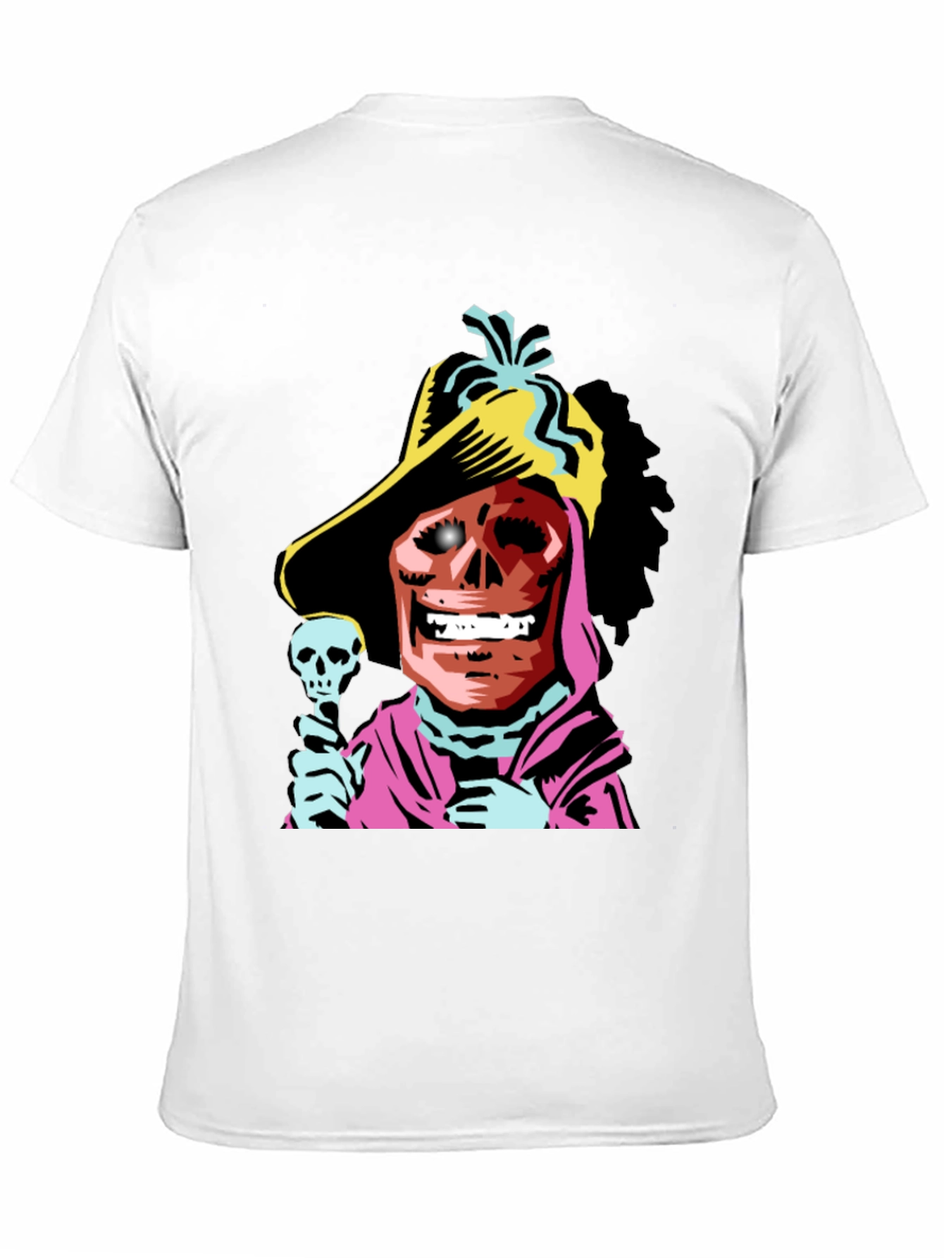 Skull Character Graphic Black T-Shirt