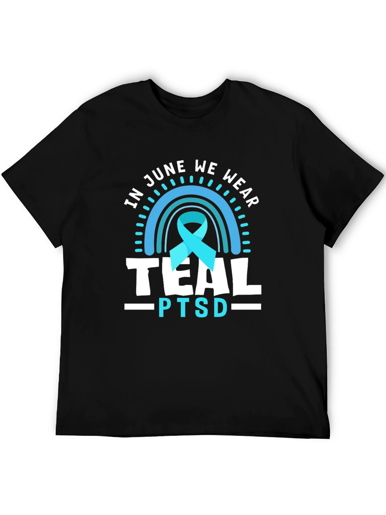 Teal PTSD Awareness T-Shirt
