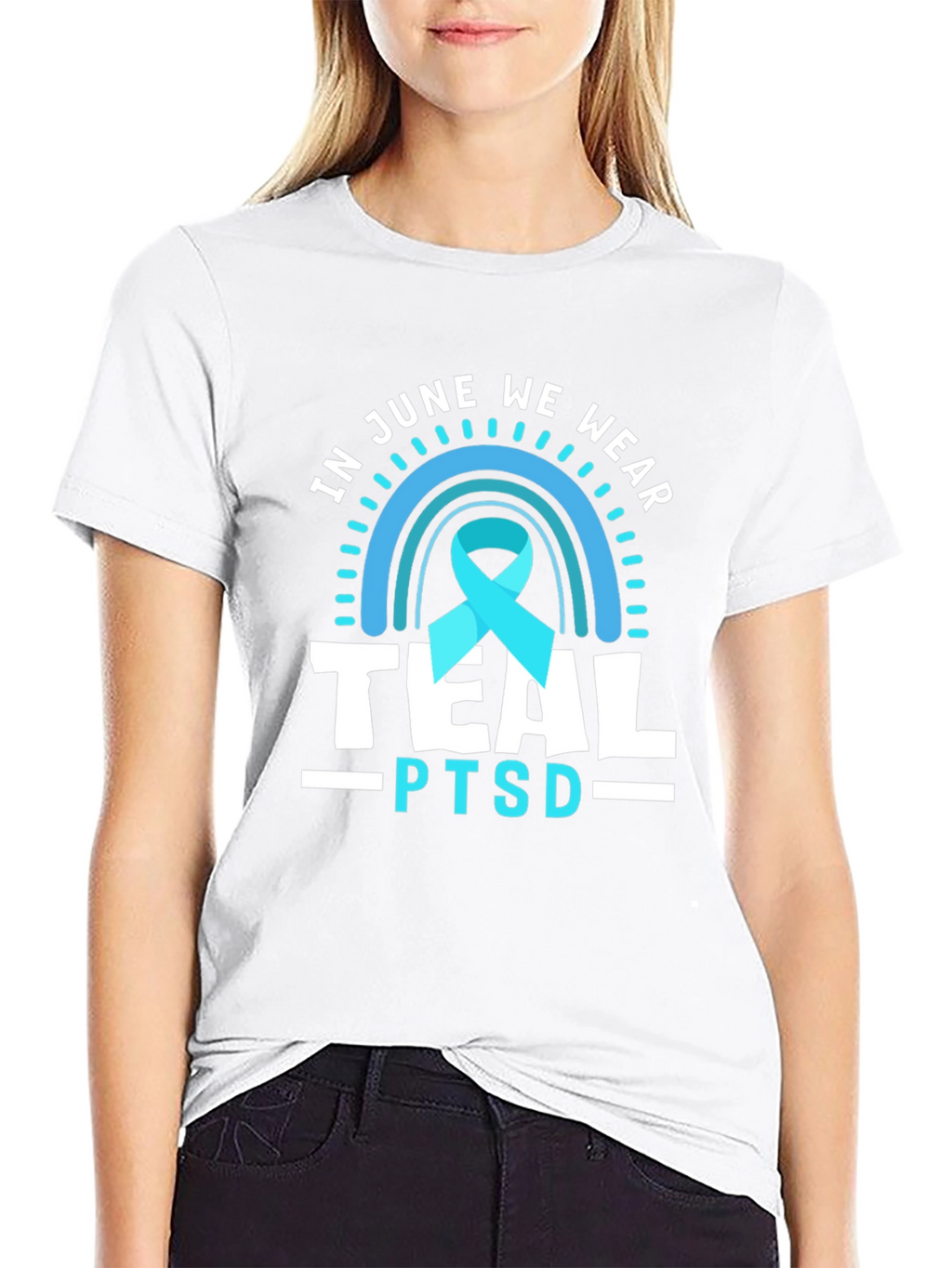 Teal PTSD Awareness T-Shirt