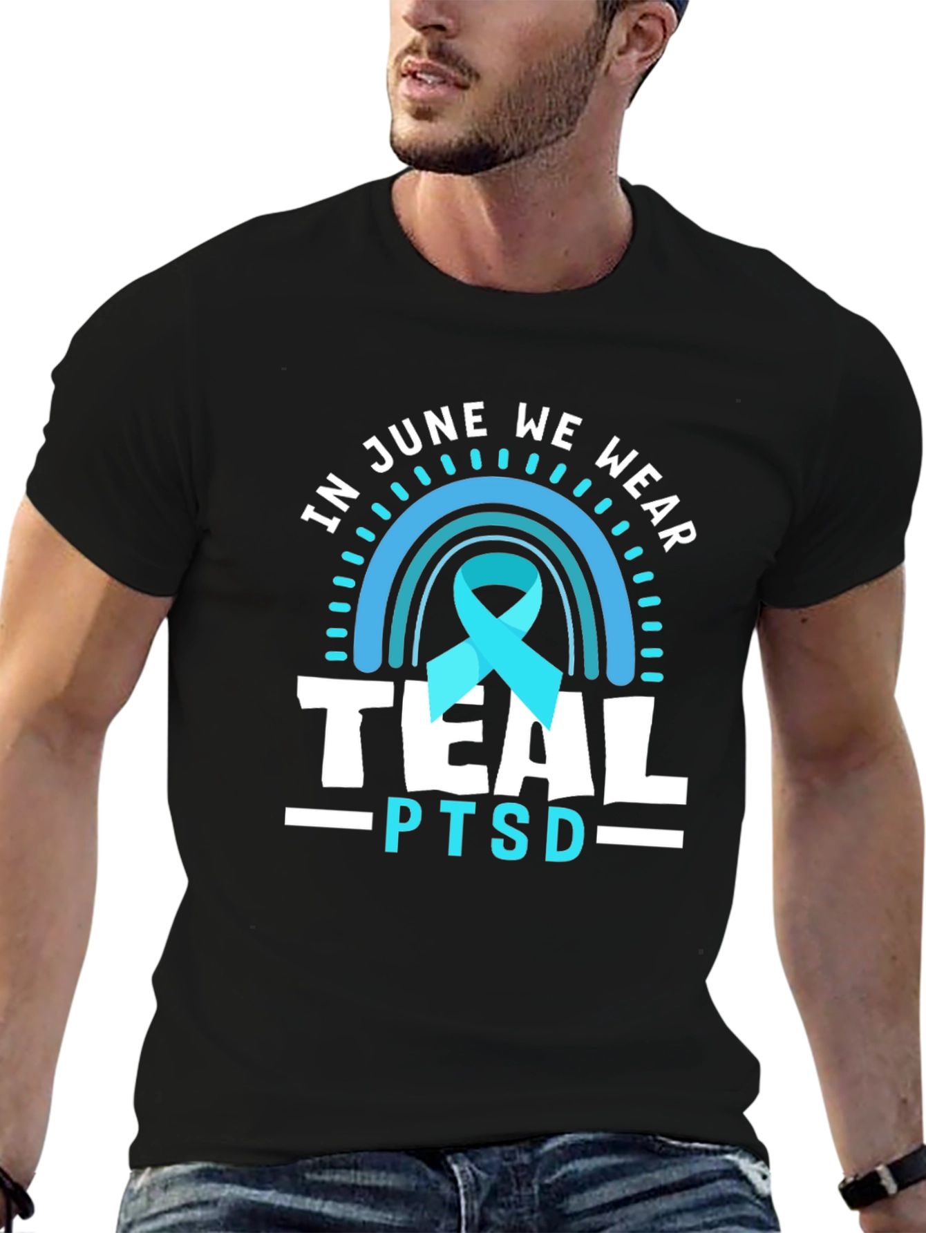 Teal PTSD Awareness T-Shirt