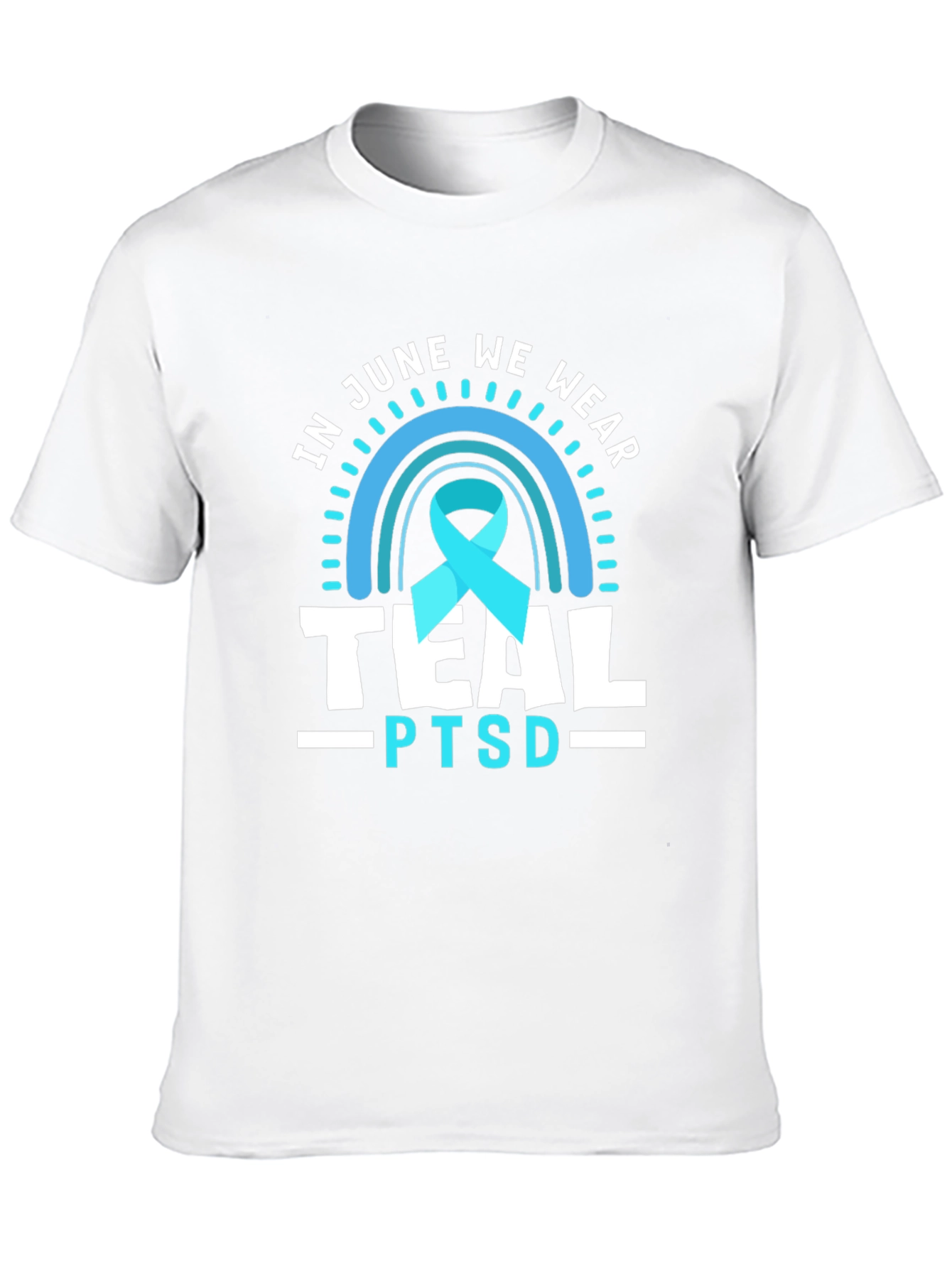 Teal PTSD Awareness T-Shirt