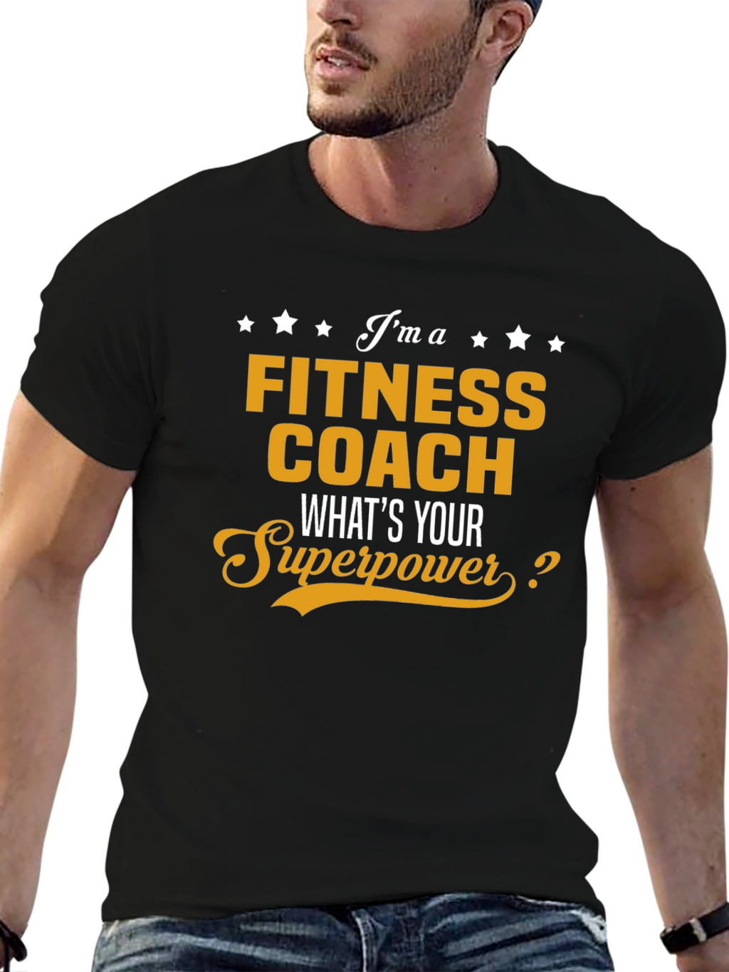 Fitness Coach T-Shirt - Whats Your Superpower?
