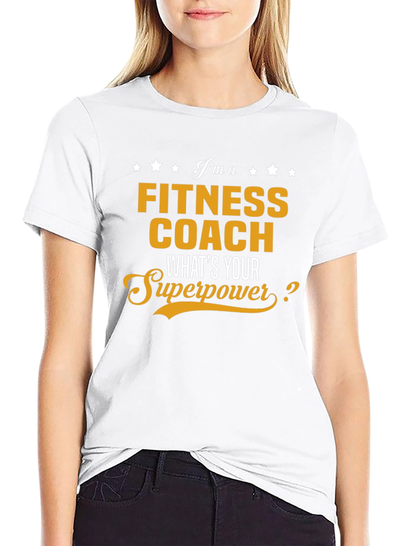 Fitness Coach T-Shirt - Whats Your Superpower?