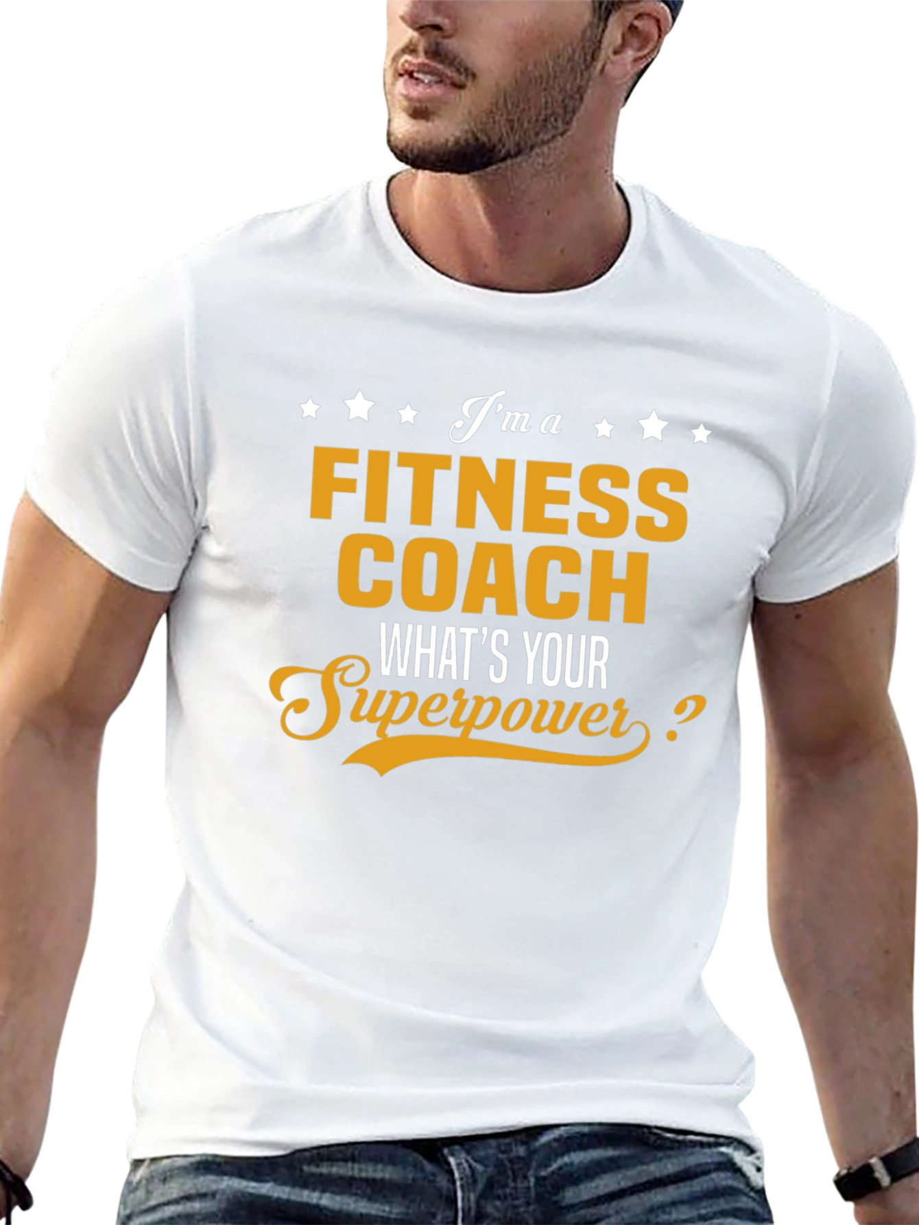 Fitness Coach T-Shirt - Whats Your Superpower?