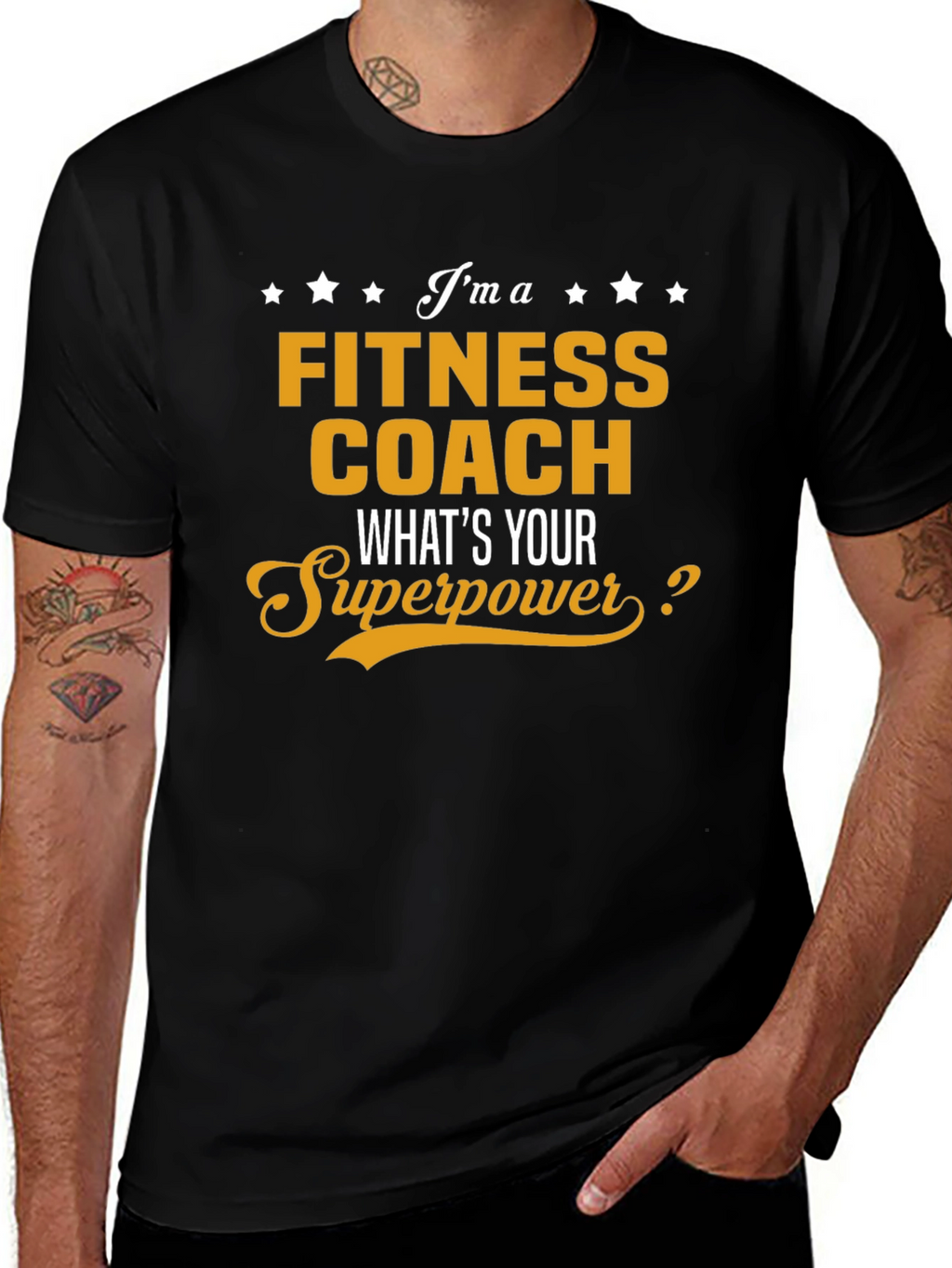 Fitness Coach T-Shirt - Whats Your Superpower?