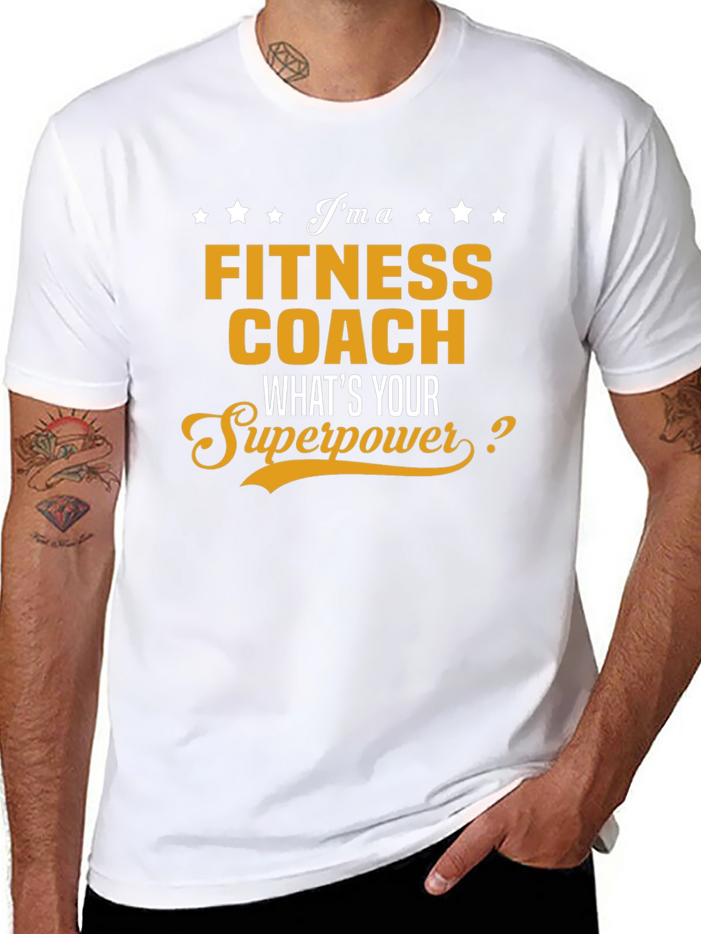 Fitness Coach T-Shirt - Whats Your Superpower?