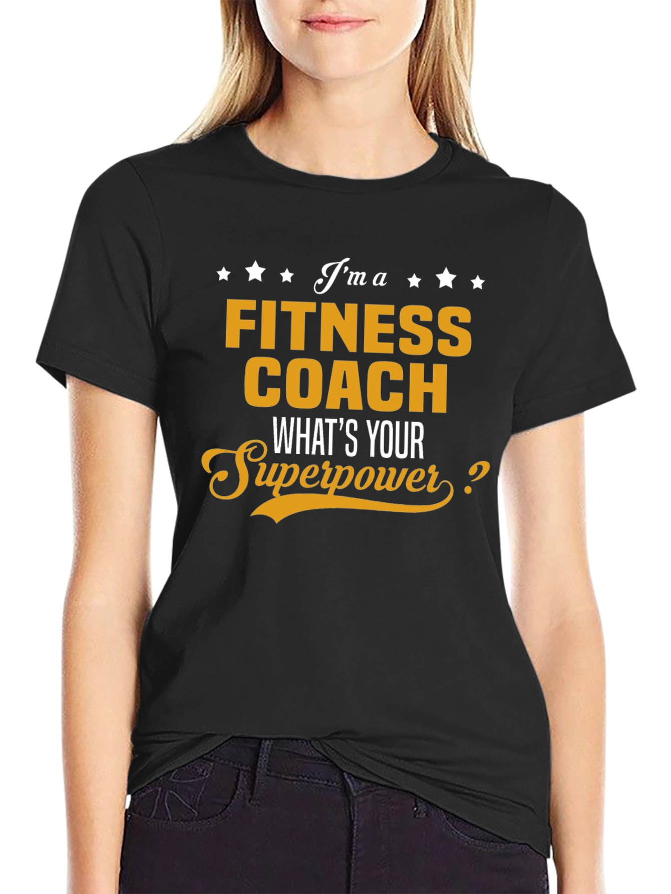 Fitness Coach T-Shirt - Whats Your Superpower?