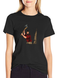 Lumberjack Graphic Tee - Mens Black T-Shirt