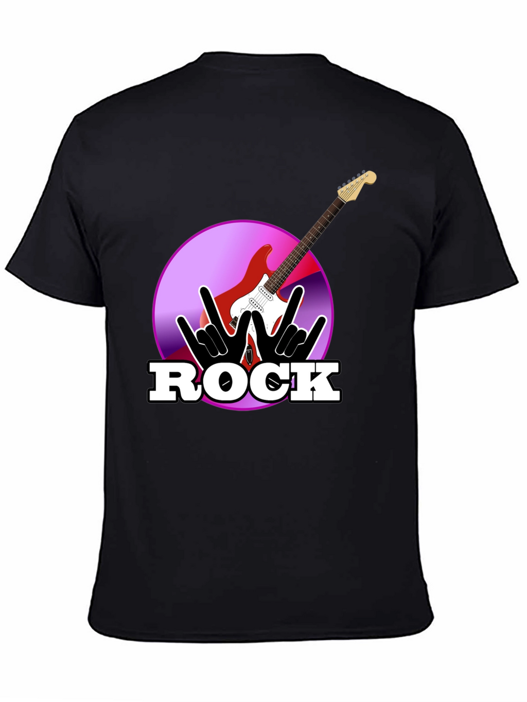 Rock Guitar Graphic T-Shirt - Music Lover Tee