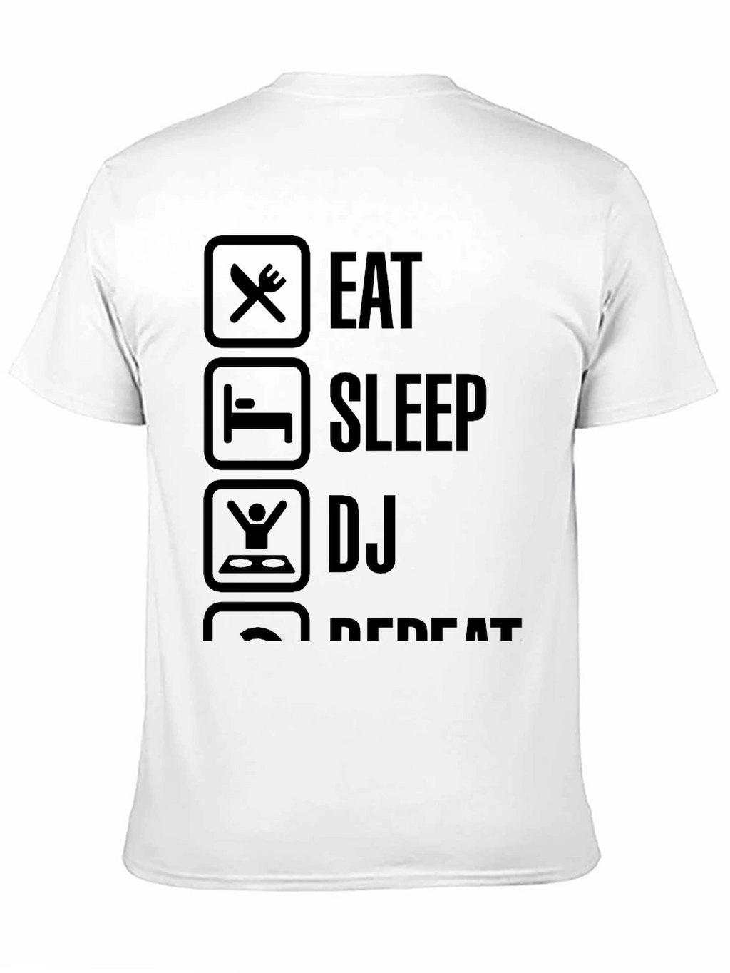 Eat Sleep DJ Repeat Graphic T-Shirt