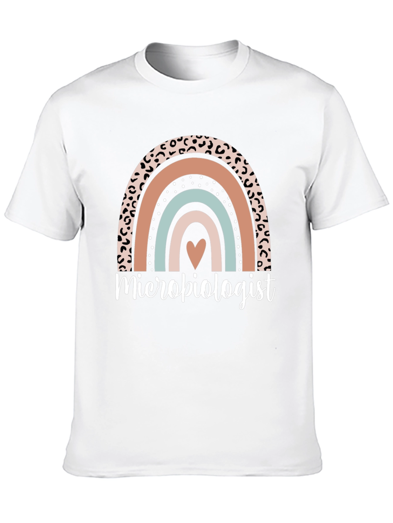 Microbiologist Rainbow Graphic Tee