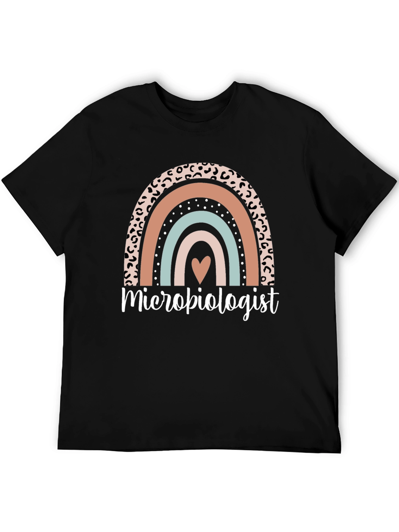Microbiologist Rainbow Graphic Tee