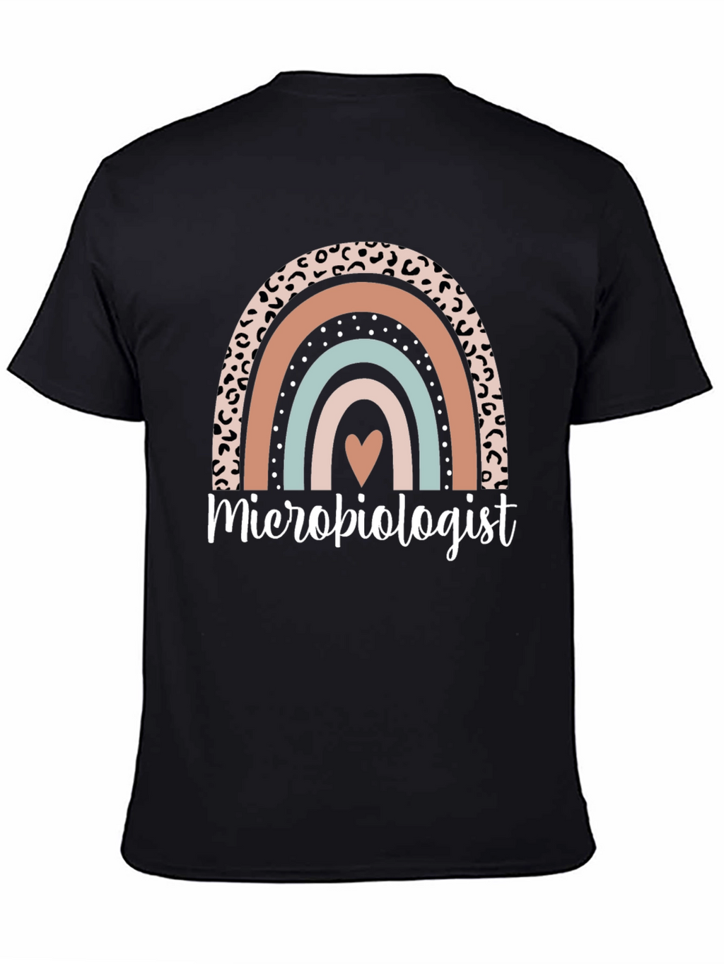 Microbiologist Rainbow Graphic Tee