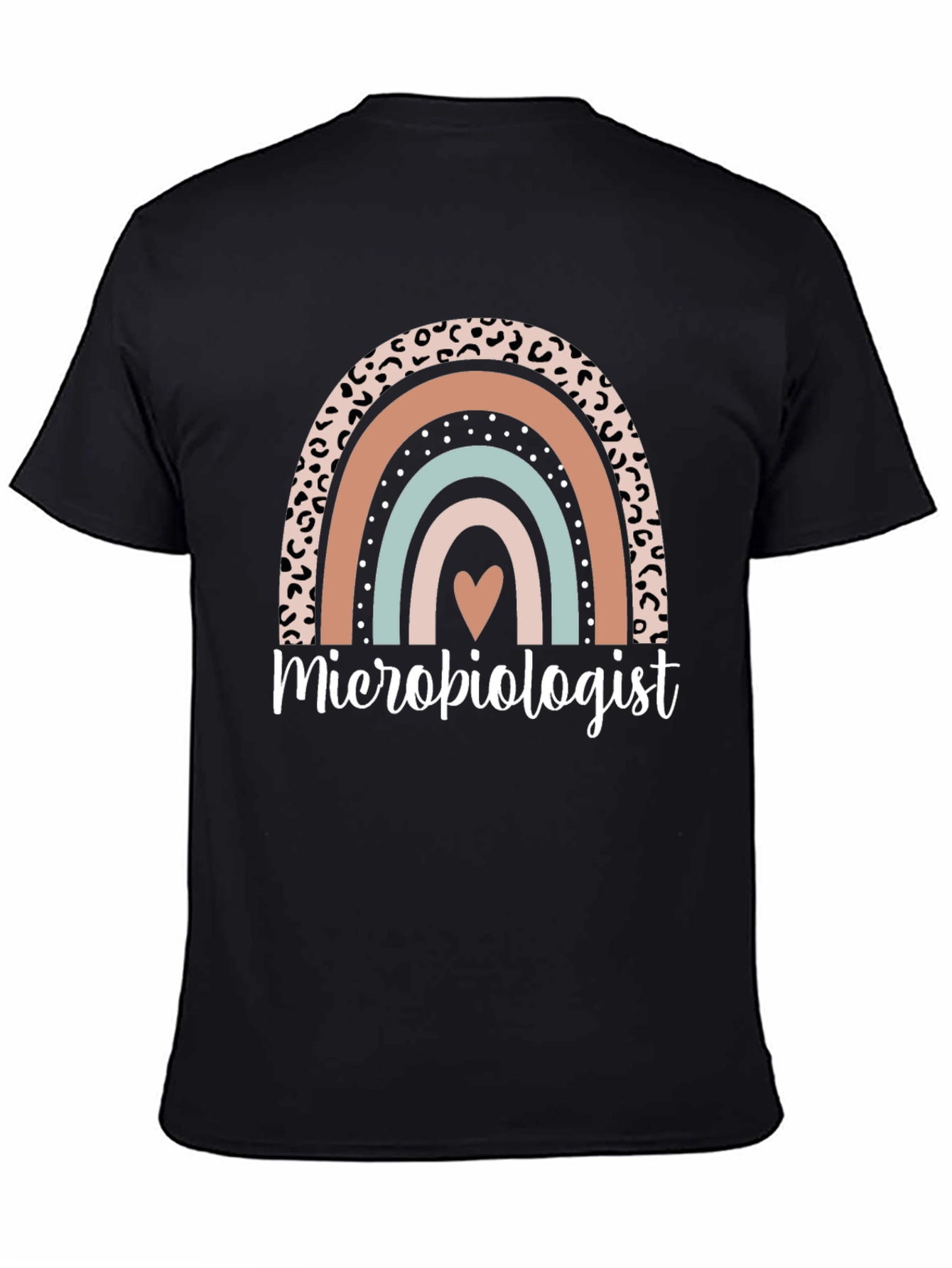 Microbiologist Rainbow Graphic Tee
