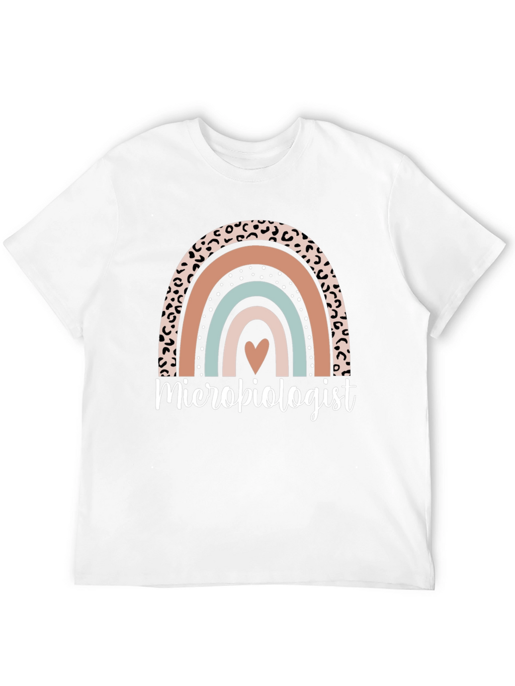 Microbiologist Rainbow Graphic Tee