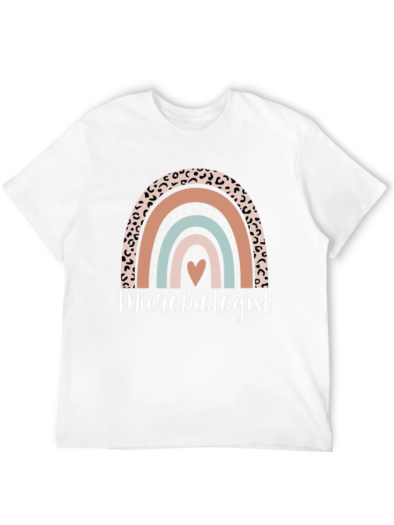 Microbiologist Rainbow Graphic Tee