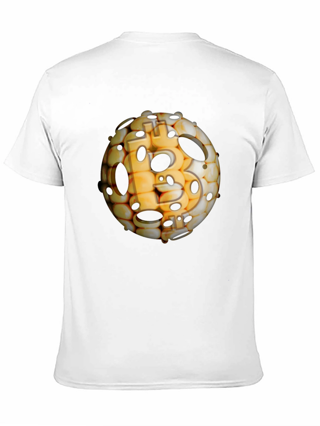 Bitcoin Sphere Black T-Shirt - Crypto Design