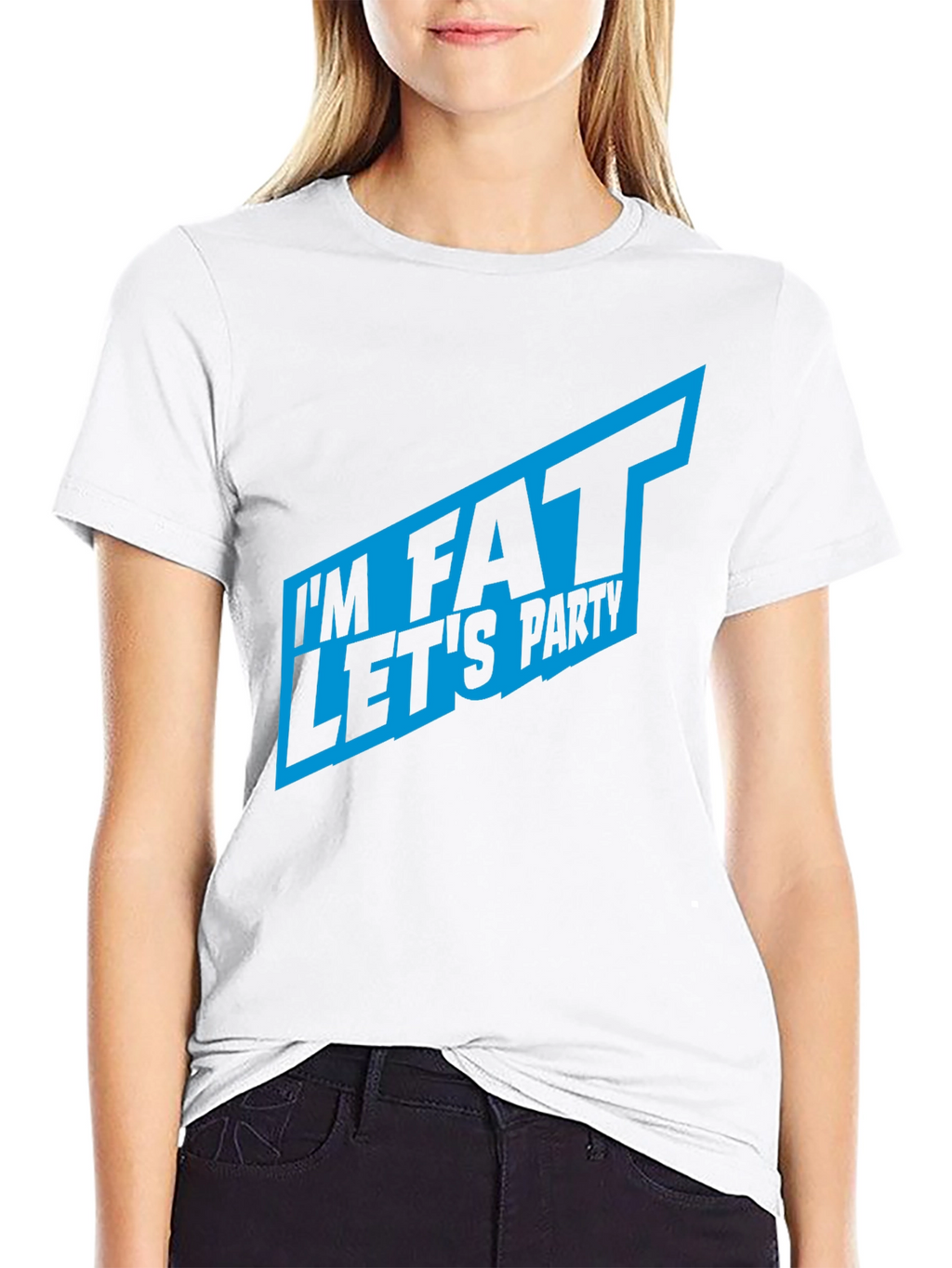 Im Fat Lets Party T-Shirt - Bold Graphic Tee