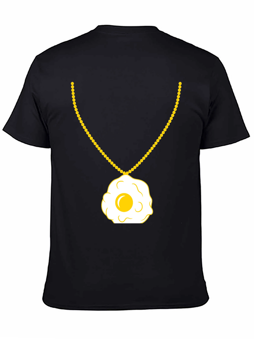 Egg Necklace T-Shirt - Sunny Side Up Style