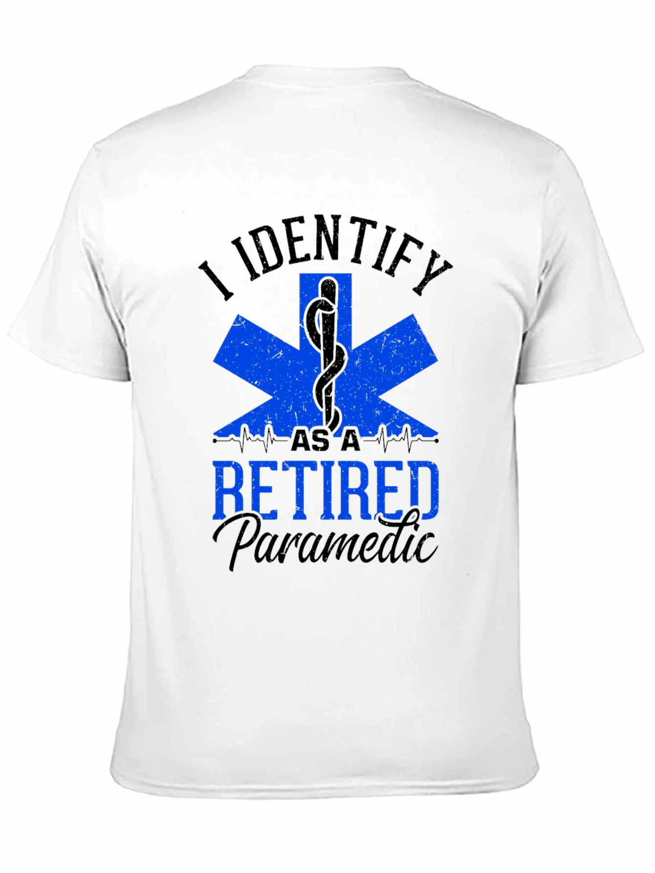 Retired Paramedic T-Shirt - EMS Design