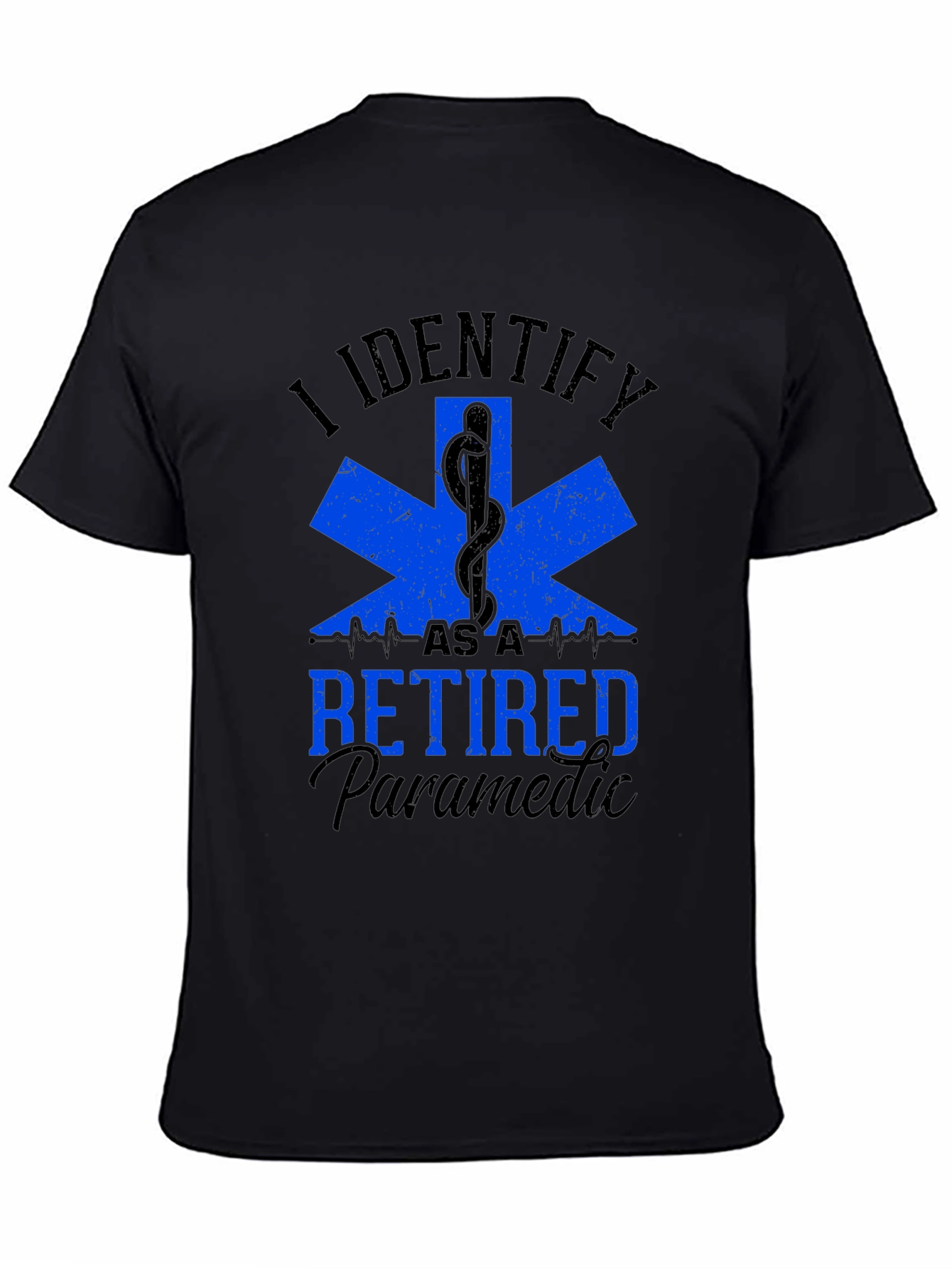 Retired Paramedic T-Shirt - EMS Design