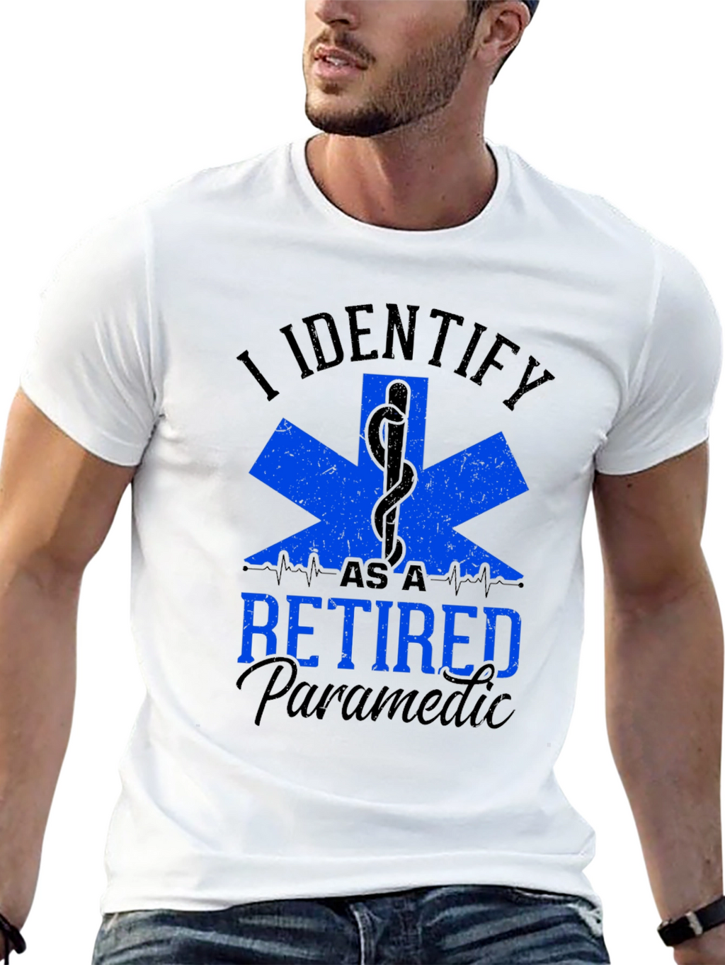 Retired Paramedic T-Shirt - EMS Design