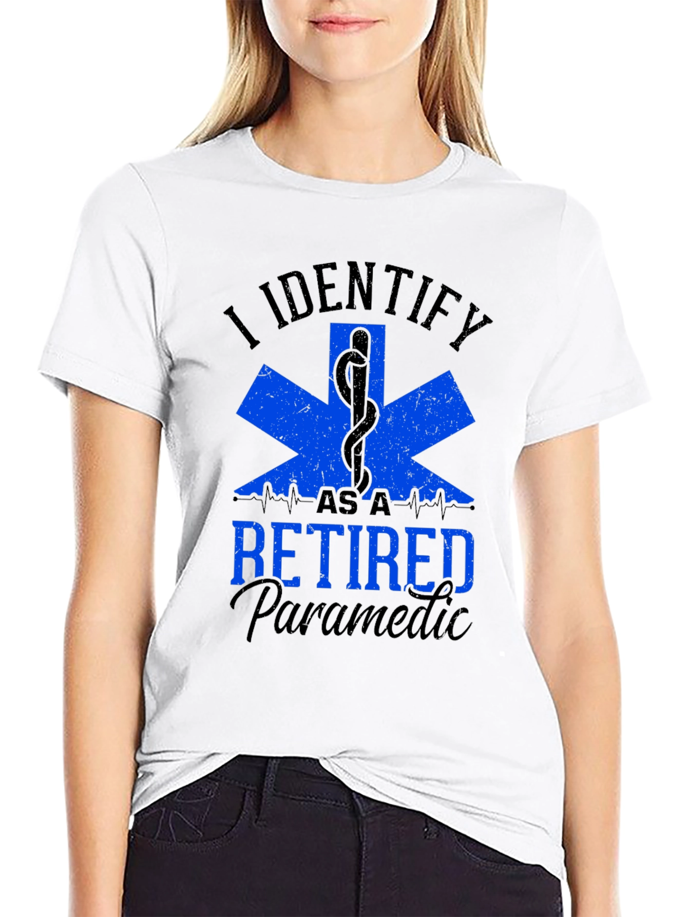Retired Paramedic T-Shirt - EMS Design