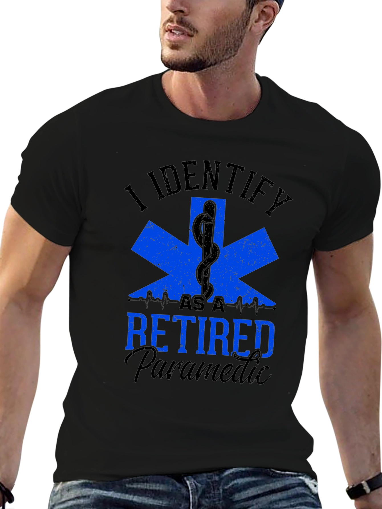 Retired Paramedic T-Shirt - EMS Design