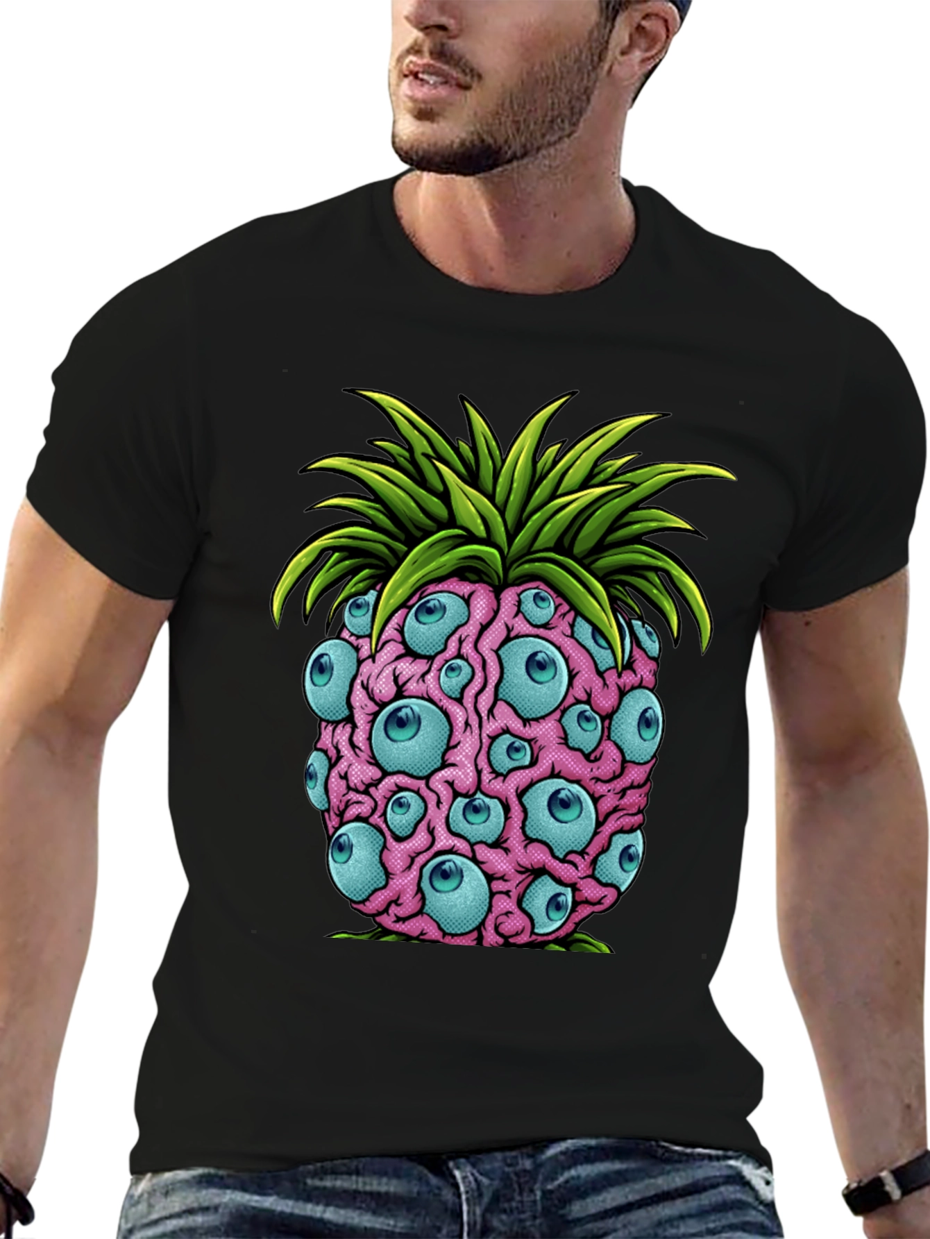 Eye-Catching Pineapple Graphic Tee
